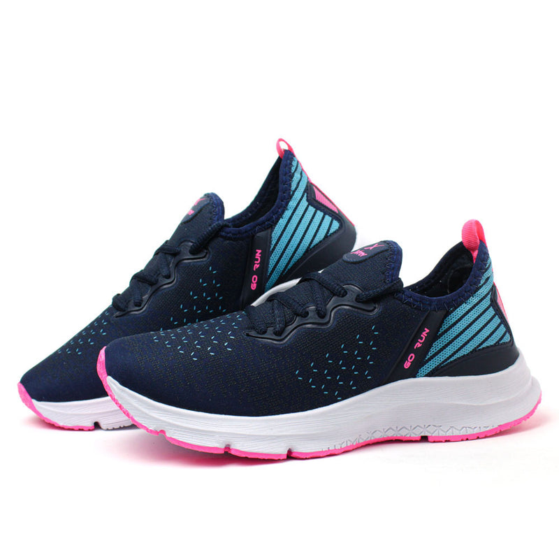 Tênis Caminhada Academia Feminino Preto Com meia LUPO