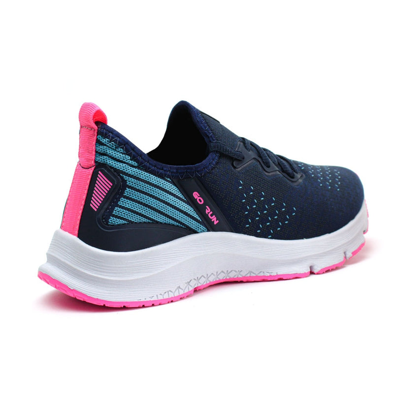 Tênis Caminhada Academia Feminino Preto Com meia LUPO