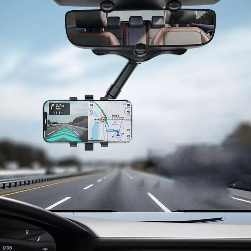 Suporte Para Celular Universal Espelho Retrovisor Carro 360